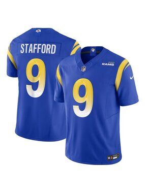 Youths Kids Matthew Stafford Royal Vapor  Stitched Jersey